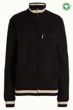 King Louie Heavy Sweat Jacket zwart – klassiek vest met retro afwerking, Sjosz Mode Zutphen