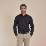 wollen overhemd antraciet