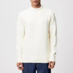 Drykorn ZAYN pullover in ecru – voorkant, zachte katoenmix, Sjosz Mode Zutphen