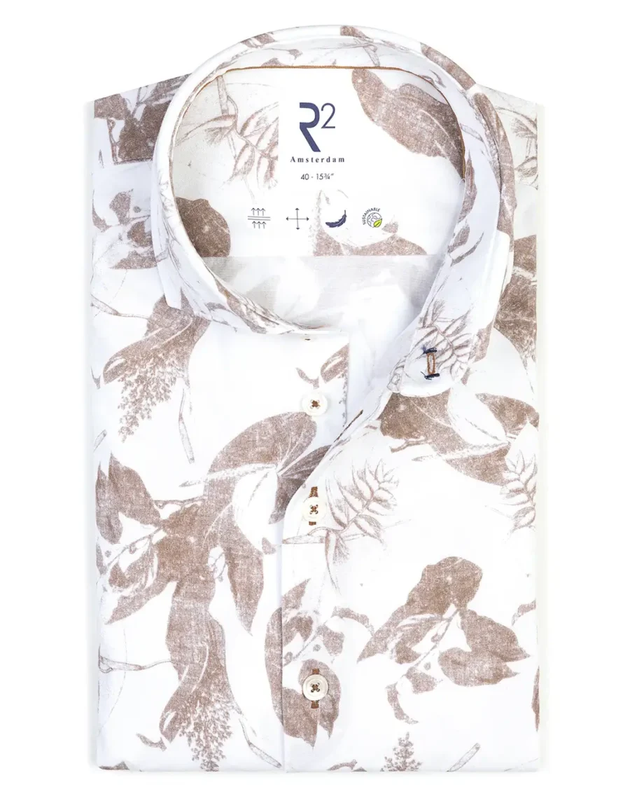 R2 Amsterdam Tropische Print Tencel