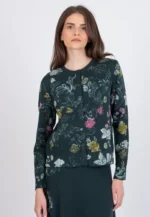 IVKO Furnishing Florals vest Forest – voorkant met bloemendessin in roze, geel en wit, Sjosz Mode Zutphen