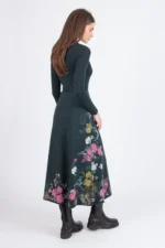 IVKO Furnishing Florals rok Forest – stijlvolle wollen rok met bloemmotief, Sjosz Mode Zutphen