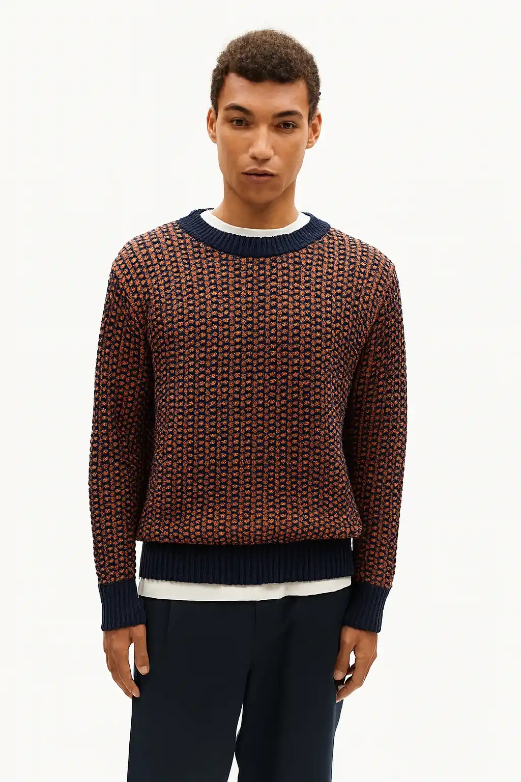 Een oker Corduroy jack van het merk Thinking Mu