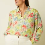 King Louie Maisie blouse Lunella met kleurrijke bloemenprint