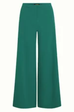 King Louie Peppa pants Timba groene broek met wijde pijpen