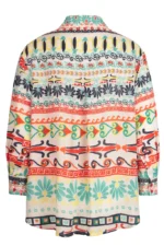 Ivko blouse grafische print multicolor achterkant